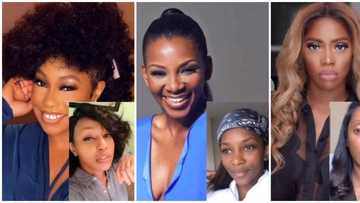 Some of them are very pretty: Nigerians react to video of Rita Dominic, 29 other stars without makeup