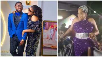I was scared, shaking: Toyin Abraham recounts riding a horse on red carpet, thanks hubby for being supportive
