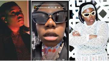 Teni brags about what would happen to anyone she kisses with her VVS mouth grillz, video trends, many react