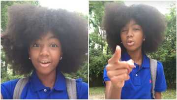 How little black girl confronted her bullies by wearing her Afro hair the way she likes it (video)