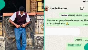 Man gets unexpected reply from uncle after asking for N19 million to start business: "Na good man o"