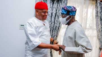 2023 presidency: Tinubu steps up, hold closed-door meeting with Orji Kalu in Abuja
