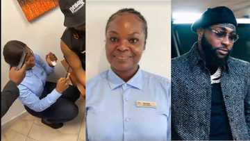 "Wait, I want to pray for you": Eko Hotel staff promised N7.9m by Davido melts down in joy, video goes viral