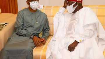 Wannan irin hadi haka! Martanin yan Najeriya bayan dan El-Rufai ya fitar da hoton mahaifinsa da Tinubu