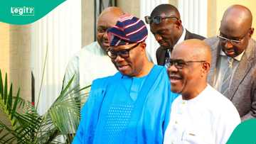 After sexual harassment saga, Senate President Godswill Akpabio visits FCT Minister Wike in Abuja