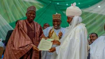 Sarki Nasiru Bayero ya yi limancin Juma’a, Aminu Bayero ya bi bayan Limamin fadar Sarki