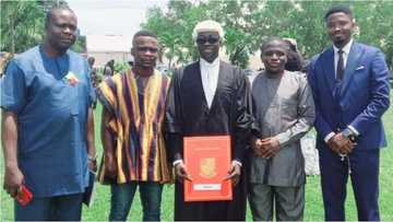 Jubilation as blind man overcomes all odds to become a lawyer, his story inspires many