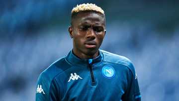 Napoli drop major update on Nigerian striker Osimhen after colliding with Atalanta player during Serie A game