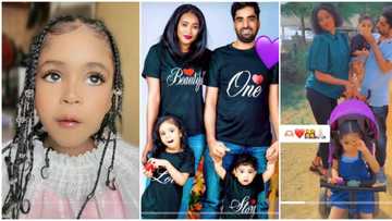 "Ur husband get brother?" Nigerian lady married to Indian man shows off her beautiful family online, many gush