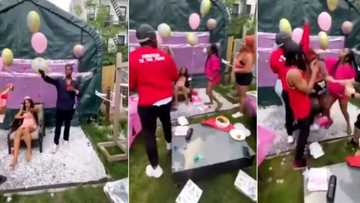 Man throws baby shower for bae, his other pregnant girlfriend shows up