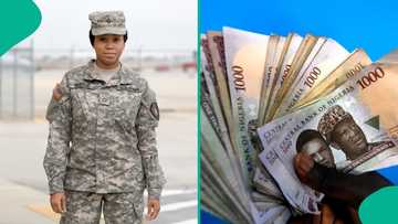 Nigerian navy officer mentions his salary to US military officer during conversation