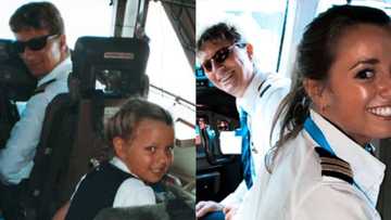 Lady following in her dad's footsteps becomes a pilot, recreates throwback photo after 20 years