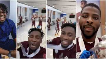 Kelechi Iheanacho, Wilfred Ndidi Make Team Dance to Dr Sid's Song After Leicester City's Win Over Chelsea