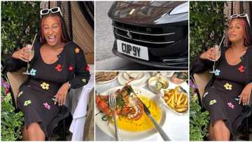 "Good things take time": DJ Cuppy flaunts effortless beauty, steps out for some fun on the streets of London