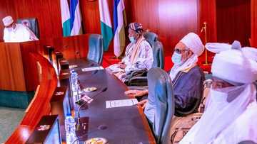 Shugaba Buhari ya karbi bakuncin Shugaban Tijjaniya na duniya, Khalifa Sheikh Muhammadu Mahy Nyass