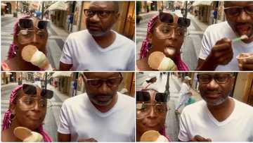 God when? - Nigerians say as Otedola's family visits Italy for an hour to buy ice-cream