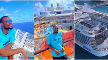 I’ve always wanted this: Alexx Ekubo marks Easter on board world largest cruise ship, sails to a new country