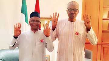 2019: Shugaban kasa Buhari ya sanya labule da El-Rufai a fadar Villa (Hotuna)