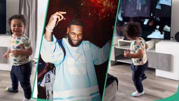 “City baby”: Burna Boy’s 1-year-old fan stamps little feet like singer, cute video trends