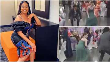 Actress Bukky Wright marks America's Independence Day with funny video of oyinbos dancing to 'Buga' song