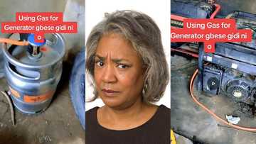 Woman complains after her generator gulps 12kg gas in 7 hours, video goes viral on TikTok