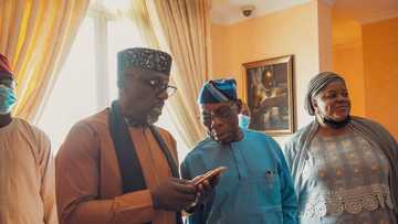 Tsohon gwamnan Imo Rochas Okrocha ya gana da Obasanjo a Abeokuta