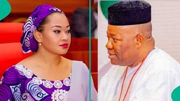 "I am not afraid of you": Natasha Akpoti clash with Akpabio over seat relocation, video trends