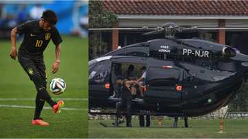 The moment Neymar arrived national team training with customized $20 Million “Batman” Helicopter