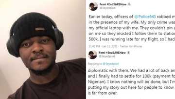 Nigerian man recounts how he was extorted of N100k by policemen