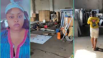 "How much is money?" Lady visits millionaire father's factory in Nigeria, video stuns viewers