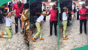 Teary moment NYSC member honoured uncle who sponsored her education after she lost her dad at 3