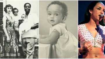 No wonder she's so pretty: Nigerians gush over throwback photo of singer Sade Adu with her brother and parents