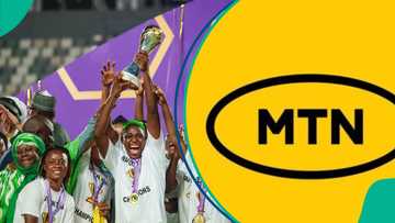 Nigerians react as MTN gifts Super Falcons ₦150m for WAFCON win: "Na our data go suffer”