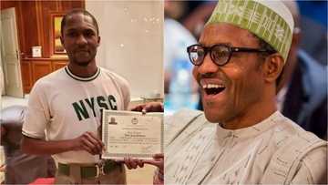 Dan shugaba Buhari ya kammala aikin bautan kasa (Hotuna)