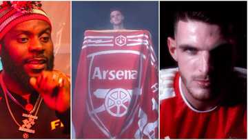 “Imagine my dad was here”: Odumodu Blvck’s emotional reaction as Arsenal uses his song to unveil Declan Rice