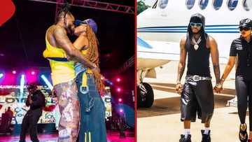 Diamond Platnumz, Zuchu lock lips publicly amid breakup rumours, he asks her to have kid with him