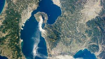 Evacuation alert after volcano erupts in southern Japan