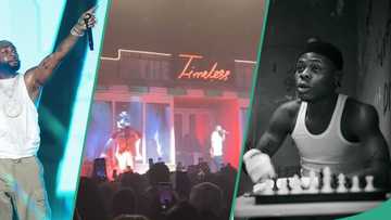 Davido sends condolences to Mohbad’s family, pays tribute to singer at Timeless show in Manchester