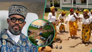Comedian Okey Bakassi gets coronated as king of Umuihuocha, video of cultural display wows many