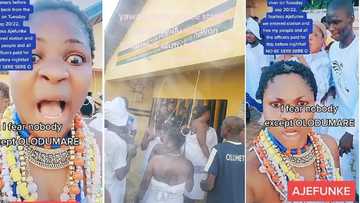 "Nigerian police must pay for this": Angry native doctor storms station over arrest of drummers, video goes viral