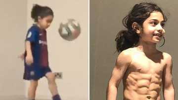 6-year-old boy wants to replace Messi, shows off six-pack, completes 3,000 keepy-ups (video)