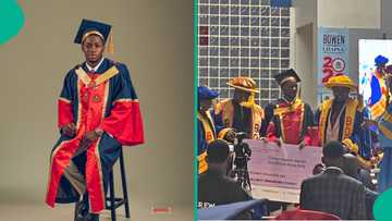 Man gifted N1 million as he emerges Bowen University's overall best graduating student, wins prizes