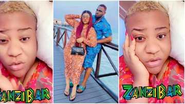 “You let sugar mummy disgrace you”: Nkechi Blessing brags over N453k a day fee in Zanzibar, fans taunt her man