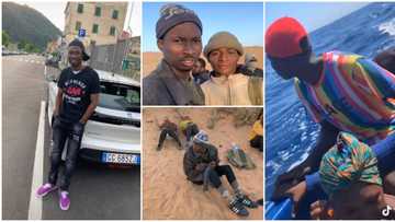 "It took me 5 months": Nigerian man shares video as he successfully relocates to Europe via road and sea