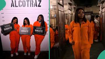 Nigerian lady posts video as she and friends celebrate birthday in UK 'prison', wear orange uniforms