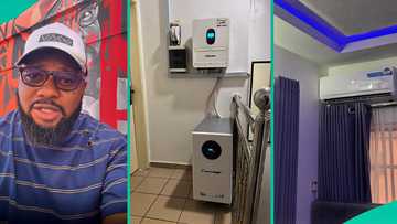 Nigerian man installs solar, uses Cworth lithium battery to power his 2 ACs, enjoys constant light