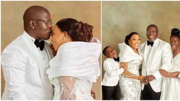 Obi Cubana's mega-rich friend Ned Okonkwo shows the world his family as he marks 12th wedding anniversary