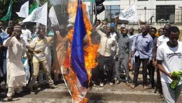 'Yan shi'a sun ƙona tutar Faransa yayin zanga-zangar da suka yi a Abuja