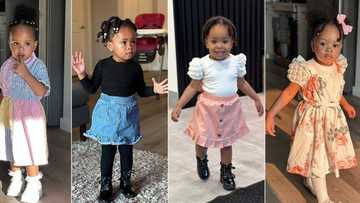 "Everyone wants to know her mother": Little girl who dresses smartly to school everyday trends