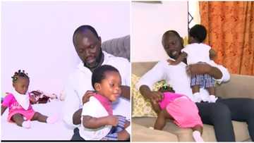 Man shuns work, stays back home to raise his kids after the death of wife who gave birth to triplets